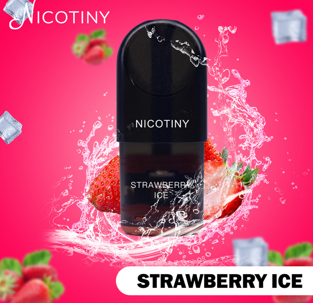 NICOTINY Pod – Strawberry Ice x10