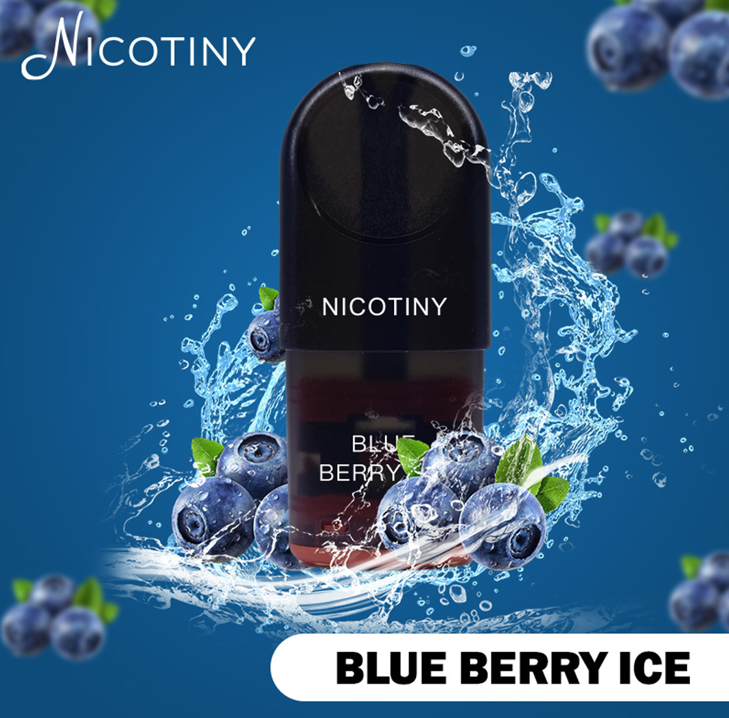NICOTINY Pod – Blueberry Ice x10